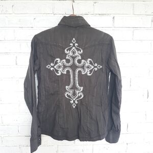 Vintage Panhandle Slim Embroidered Shirt size Medium